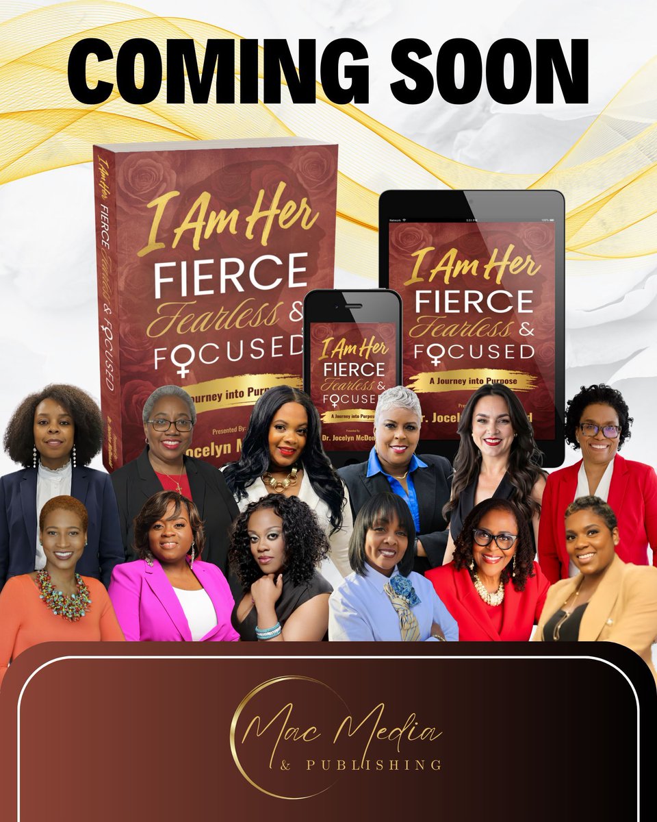 MacMediaPub's tweet photo. ๐ COMING SOON!
Get ready for the I Am Her: Fierce, Fearless & Focused Virtual Book Launch โ a celebration of purpose, power, and the women who chose to rise. Stay tunedโฆ something extraordinary is on the way. โจ๐
#IAmHer #FierceFearlessFocused #VirtualBookLaunch https://t.co/EpwZ1GAIVp