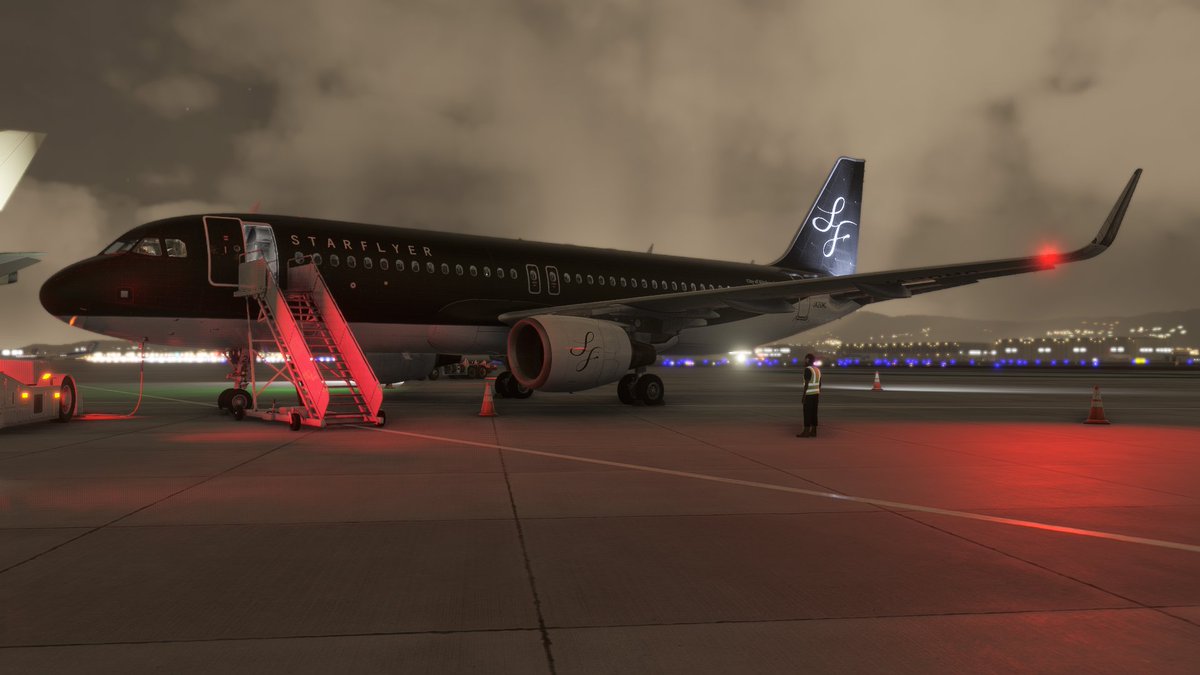 B8_AJX's tweet photo. 福岡発中部行き　スターフライヤー68便
エアバスA320-200 JA20MC https://t.co/gIIBlDxoXR