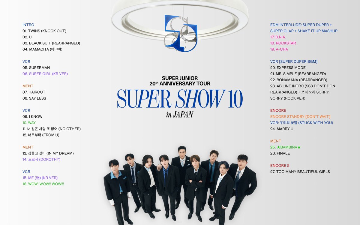 SUPERJUNIOR SUPER JUNIOR スパショ10 12/14 プレミアムシート SS10
