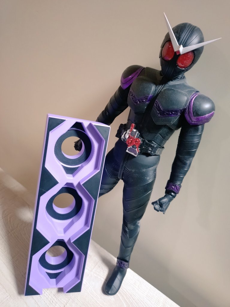 taroro_aka's tweet image. 今回こちらの企画に当選させて頂いてデッキケースパーツ購入させて頂きました！「こんな感じにしたいです!」のイメージをめちゃくちゃ良い感じにしてくださって大満足です！
魂のナイトメイルカラー
大好きな仮面ライダージョーカーカラーで大満足😍
またお願いします！
#EXSEEDLab 
#ベイブレードX