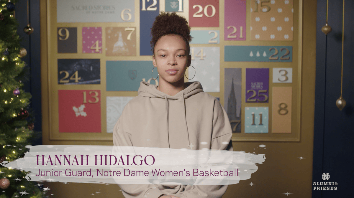 "Basketball is a tool, a vessel that I use, but it isn’t my whole identity."

Junior <a href="/ndwbb/">Notre Dame Women's Basketball</a> guard Hannah Hidalgo shares how the solitude of the COVID pandemic deepened her personal relationship with Christ. 

Watch the full video: go.nd.edu/SacredStoriesD…