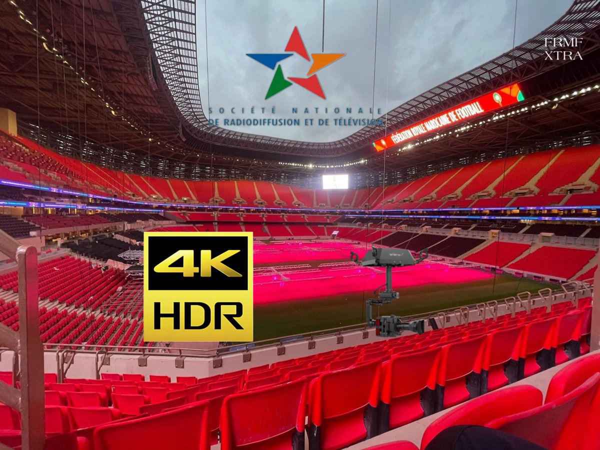 🇲🇦✨ Pour la première fois de l’histoire, la CAN sera diffusée en 𝟰𝗞 𝗛𝗗𝗥.

Une réalisation de classe mondiale assurée par Laurent Lachand et François Lanaud. 🤯

Une qualité d’image exceptionnelle vous attend.