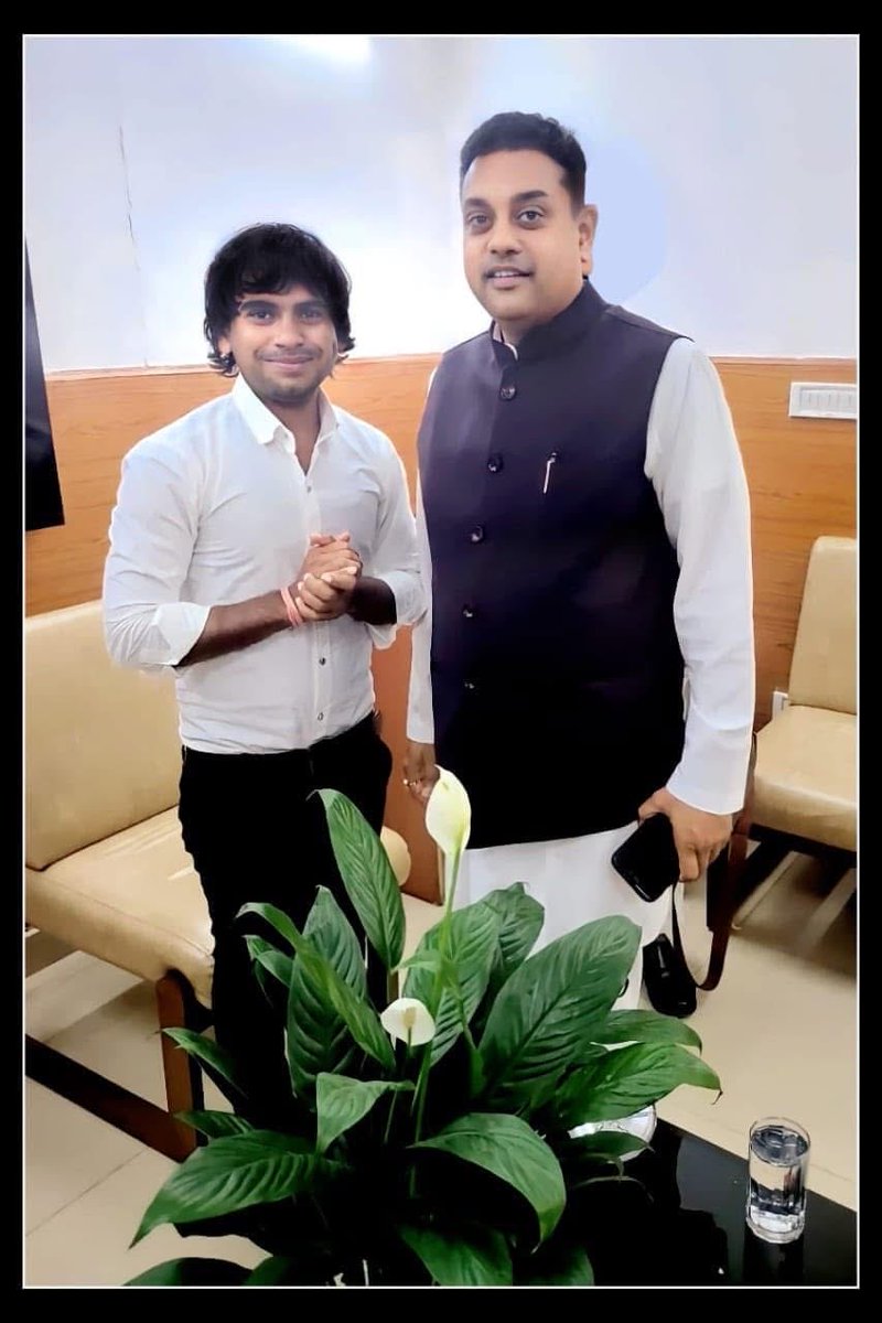 Birthday Greetings To The Senior dynamic Leader, Member of Parliament,
National Spokespersons, (B.J.P.)
Shree. <a href="/sambitswaraj/">Sambit Patra</a>  ...JI

Wishing him good health &amp; well being on his special day.💐🙏