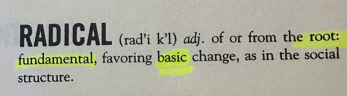 “Радикал” сўзини ҳар нарсаларга ишлатувчилар учун.