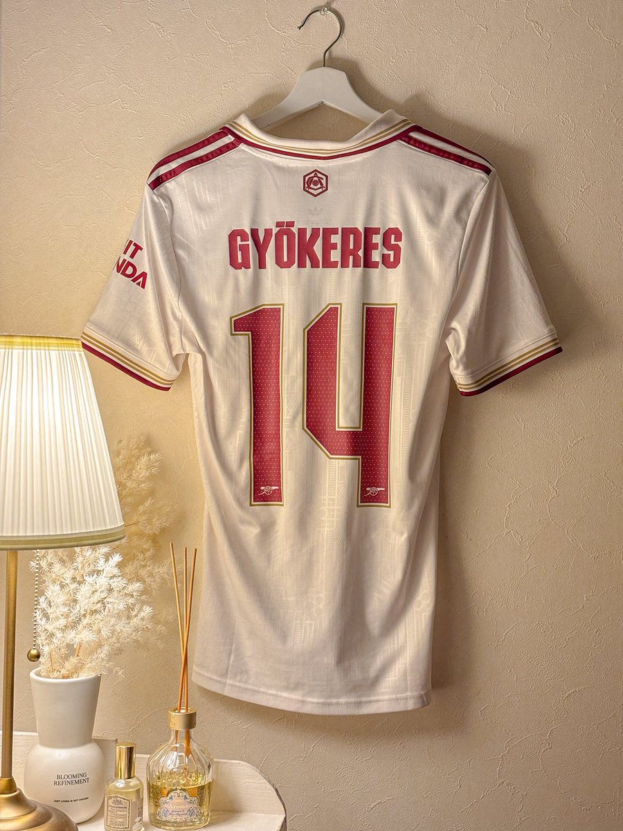 手持ちのユニフォームで唯一背番号がなかった3rdに14番入れた！ 前回と