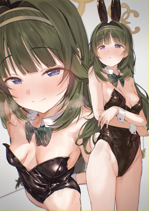 バニー姿のツムギちゃん(少し前に描いて載せてなかったのでこちらに