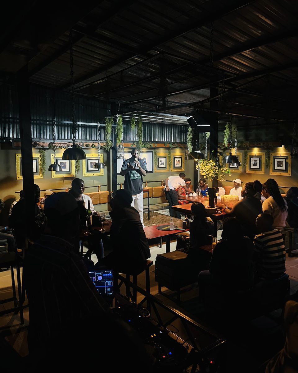 Shat an amazing night of laughter that <a href="/jacquesrwoth/">Jacques Rwothumio</a> put on Live at The Stork. Thank you for coming through.