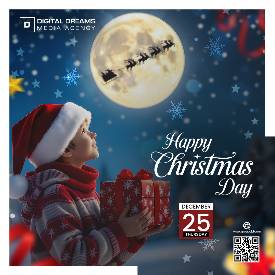 GroupDDMA's tweet photo. This Christmas 2025, we celebrate more than a season — we celebrate kindness, hope, and the power of stories that bring people together.

Digital Dreams Media Agency, wishing you a Christmas filled with meaning, magic, and moments that matter.

#Christmas2025 #SeasonOfStories https://t.co/8s9xAOHYRn