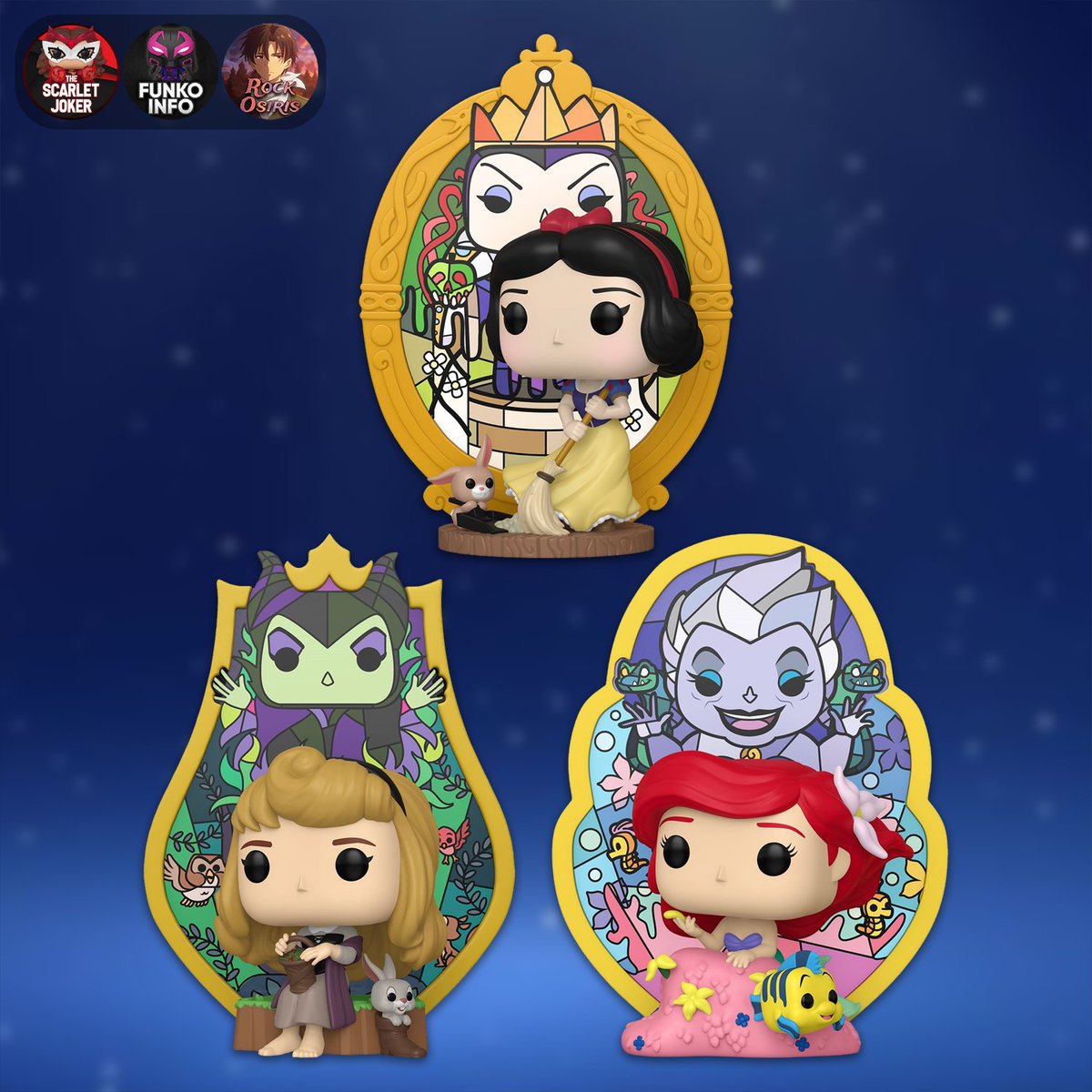 TeamPopFr's tweet photo. Voici un tout premier aperçu de la nouvelle collection Funko Pop Disney Princesses - Édition Vitrail.
👉 Gardez l'œil ouvert sur Funko France : https://t.co/ehIXwAsTJP
#FunkoPop #DisneyPrincesses #Vitrail #StainedGlass #FunkoFrance #CollectionDisney #Princesses #PopCulture https://t.co/sVL7K3IFmG
