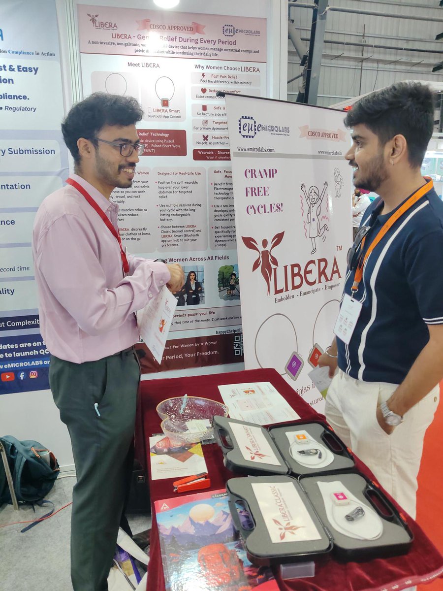 emicrolabs's tweet photo. Day 2 at #MedicallMumbai2025 wrapped up with great energy, strong conversations, and plenty of smiles 🙂
One more day to explore the innovations we’ve built.
Visit eMICROLABS | Stall G16–G19, HTIC – IIT Madras.
we’d love to see you tomorrow.
#eMICROLABS #MedTech #MedicalDevices https://t.co/NBgMzcT6wJ