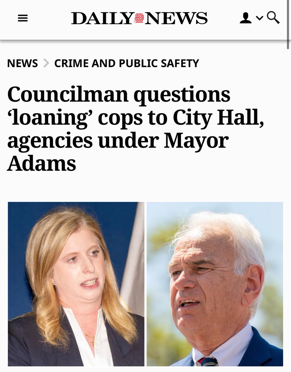 I guess we are not the only ones who see the political patronage scam the Adams administration is running. 

If there is some obscure rule that allows this then cite it <a href="/NYCMayor/">Mayor Zohran Kwame Mamdani</a> &amp; <a href="/NYPDPC/">Jessica S. Tisch</a> so we can work to change it and save tax payers millions of dollars that are being spent