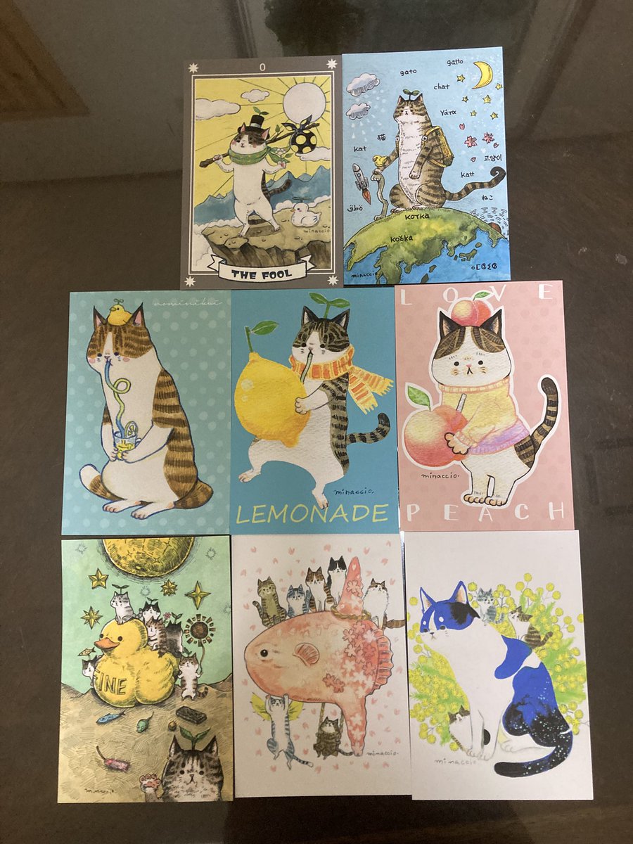 本日のにゃにまる10周年戦利品 かわさきみな さんポストカード この方