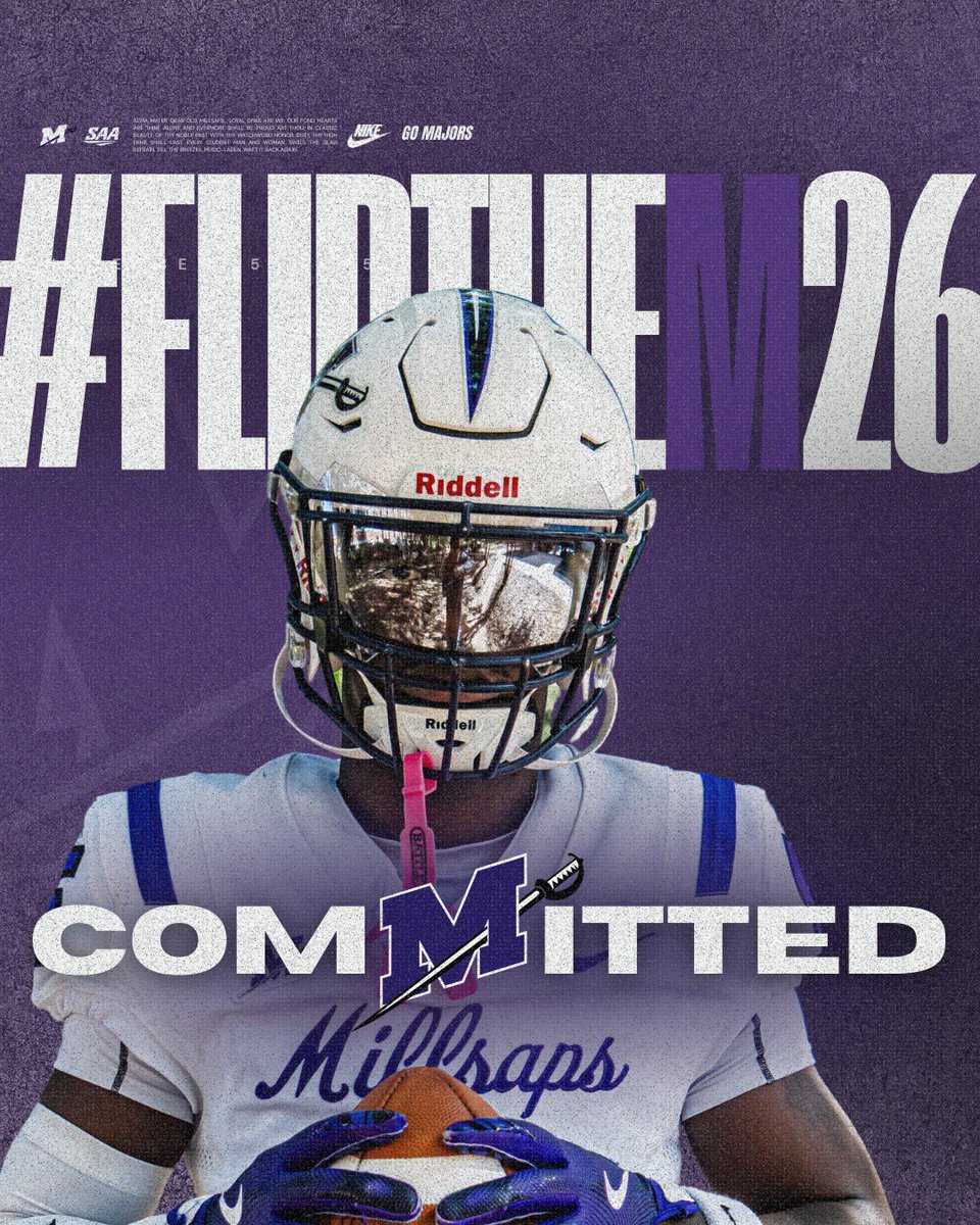 greyson_dupre's tweet photo. #AGTG After a great visit with @MajorsFootball, I am 100% committed to Millsaps Football!!#FlipTheM
@SteveSoper8 @CoachDeeKay @CoachBapDL @MasterDavis5 @Coach_Lech https://t.co/FTdxCH7fJo