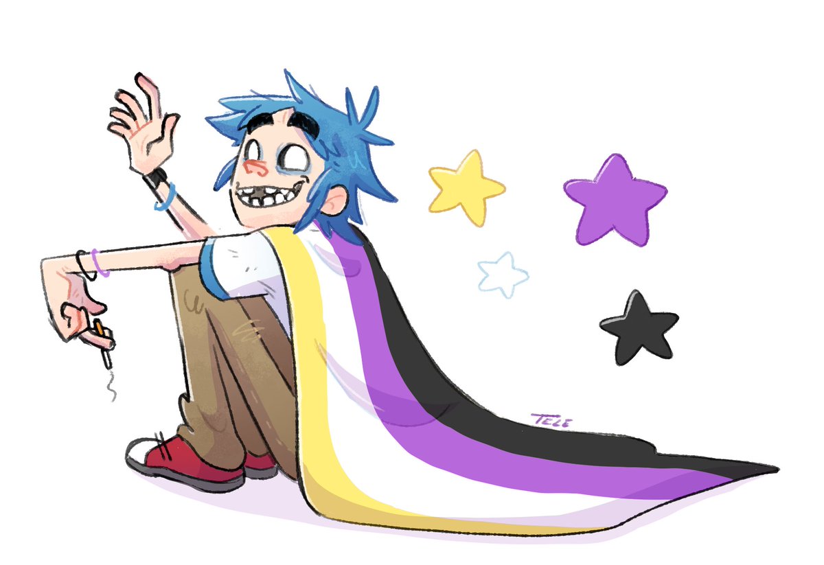 THEY’RE JUST LIKE ME FRRR #gorillaz