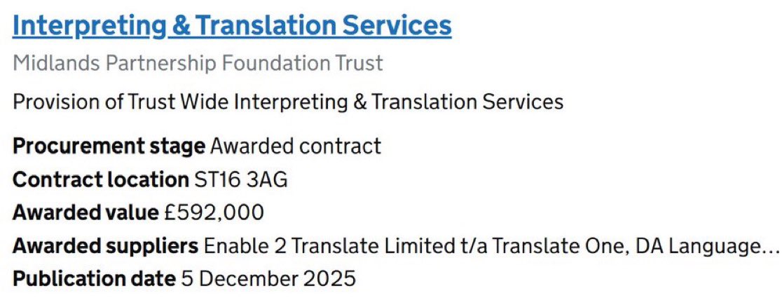 🚨 Lee Nallalingham exposes yet another NHS scandal as eye-watering sums are poured into translation services - while patients struggle to see a GP &amp; A&amp;E buckles under pressure

The priorities are broken. The system is failing Britain

#ReformUK #NHSCrisis <a href="/LNallalingham/">Lee Nallalingham</a>