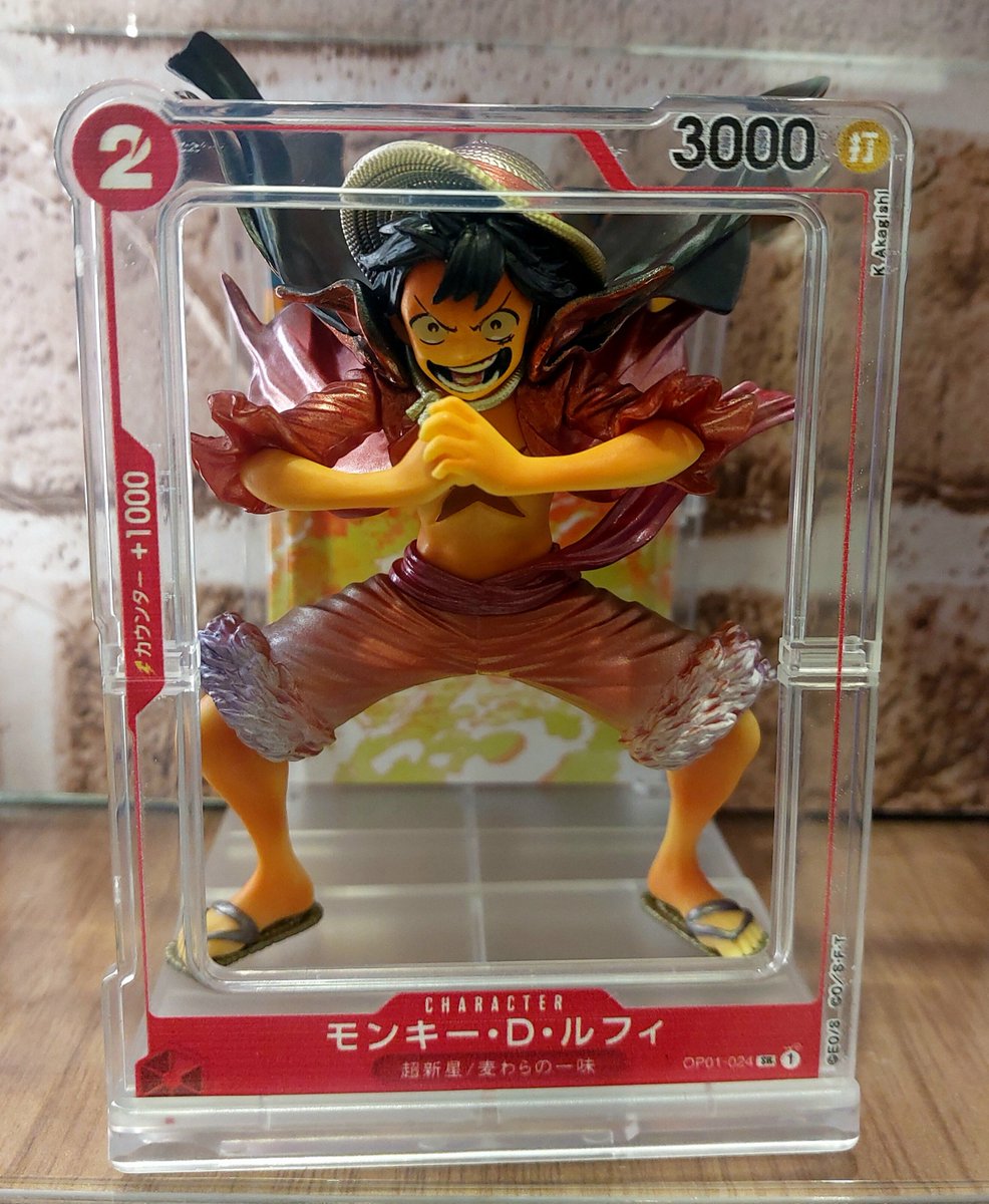 ワンピース Aya 不機嫌になる前の娘と見たワンピースカードのフィギュアはすごい