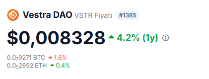 OssyCrypto's tweet photo. Bugün @vestra fiyatı 0.008343… $VSTR
Yani 10.000 VSTR sadece 84 dolar 🔥 #RegularWallet
Gün gelecek, #RegularWallet yapmak için 200 / 300 / 500 dolar verenler olacak…
O günü hatırlarsınız dersiniz lan $Ossy soylemisti 2025 yilinda!! 👀
2026 yilinda cok guzel haberler gelecek!
Ister inan Istersen inanma!