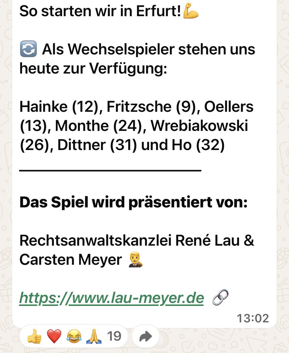 renelauberlin's tweet photo. Zum letzten Punktspiel des Jahres unterstützt unsere Rechtsanwaltskanzlei René Lau & Carsten Meyer wiederholt den @BFCDynamo als Social Media Sponsor
#bfc #bfcdynamo #dynamo #rwebfc #sportforumbleibt https://t.co/A8eGxOl9db
