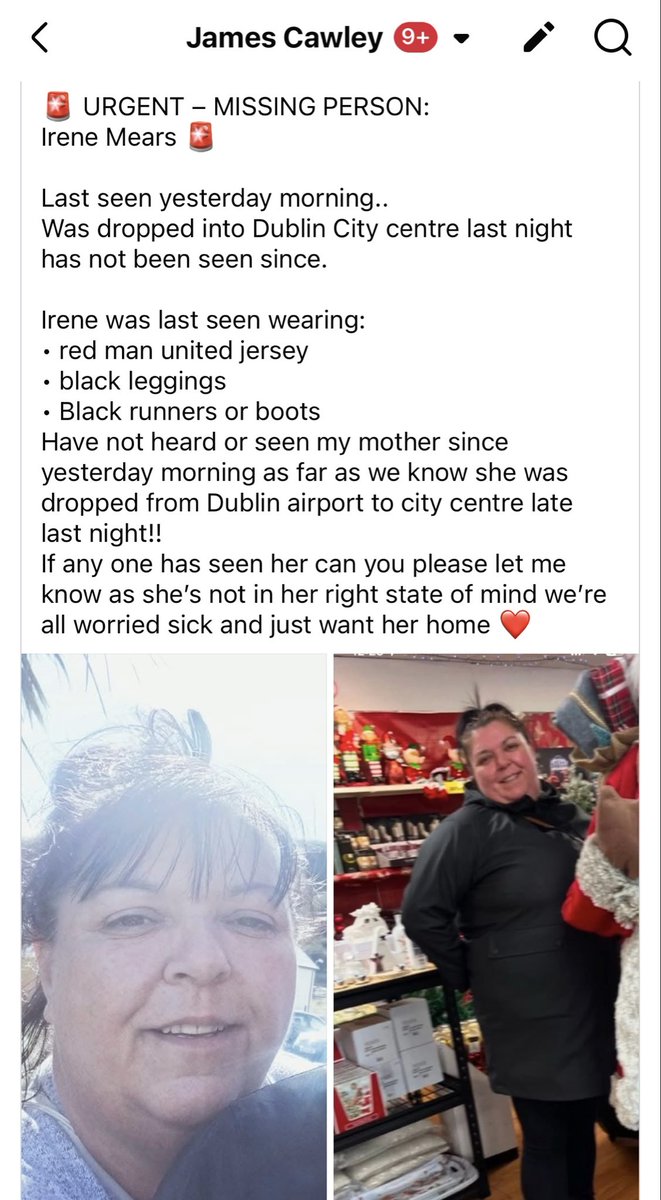 Let’s bring Irene home ❤️