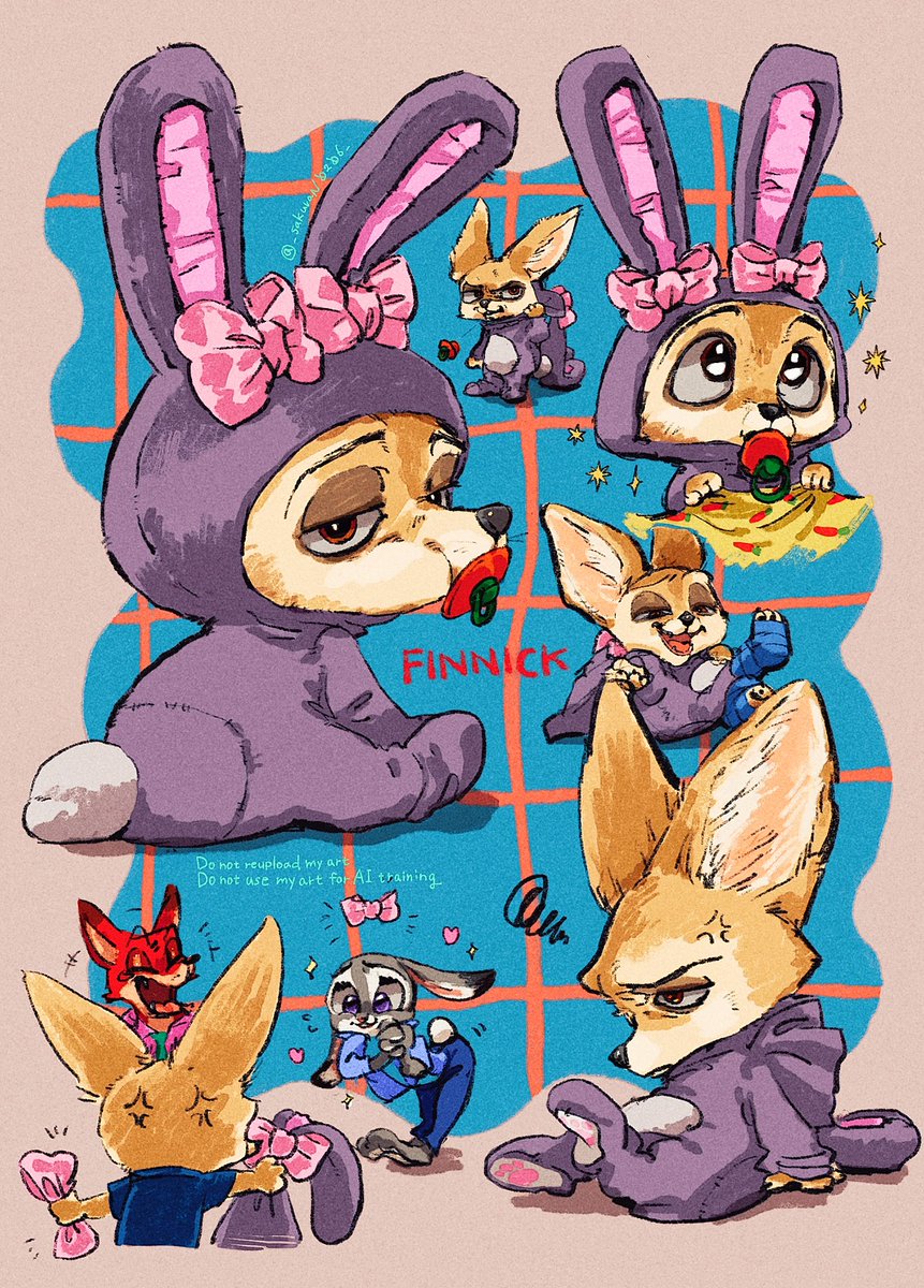 _sakuraN0206_'s tweet photo. フィニックおいたん

#Zootopia2 
#finnick https://t.co/02KaCfLEUb