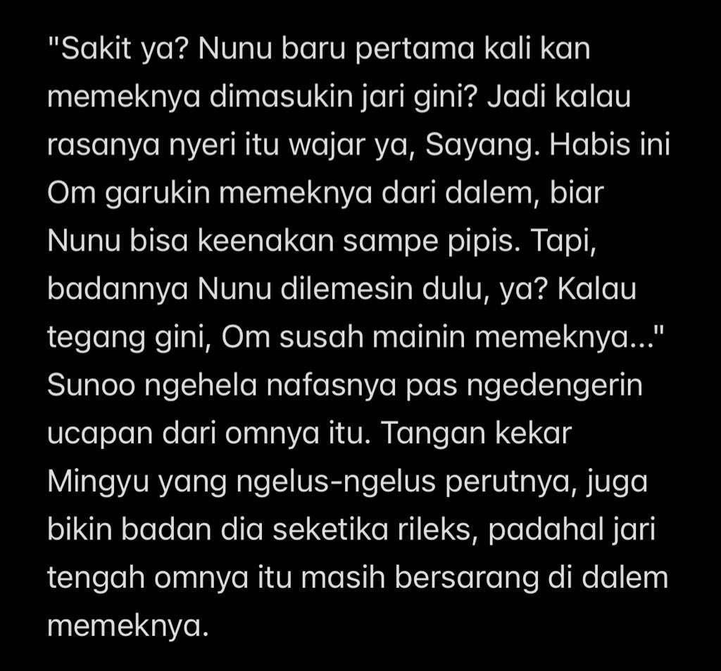 svnooiz's tweet photo. #gyunoo Mgy x Sn few tweets au 🔞

– Main Sama Om

"Niat jagain keponakan sendiri, malah berujung diajak main berdua di kamar sampe pipis"

by svnooiz https://t.co/H8rwl0gQvj