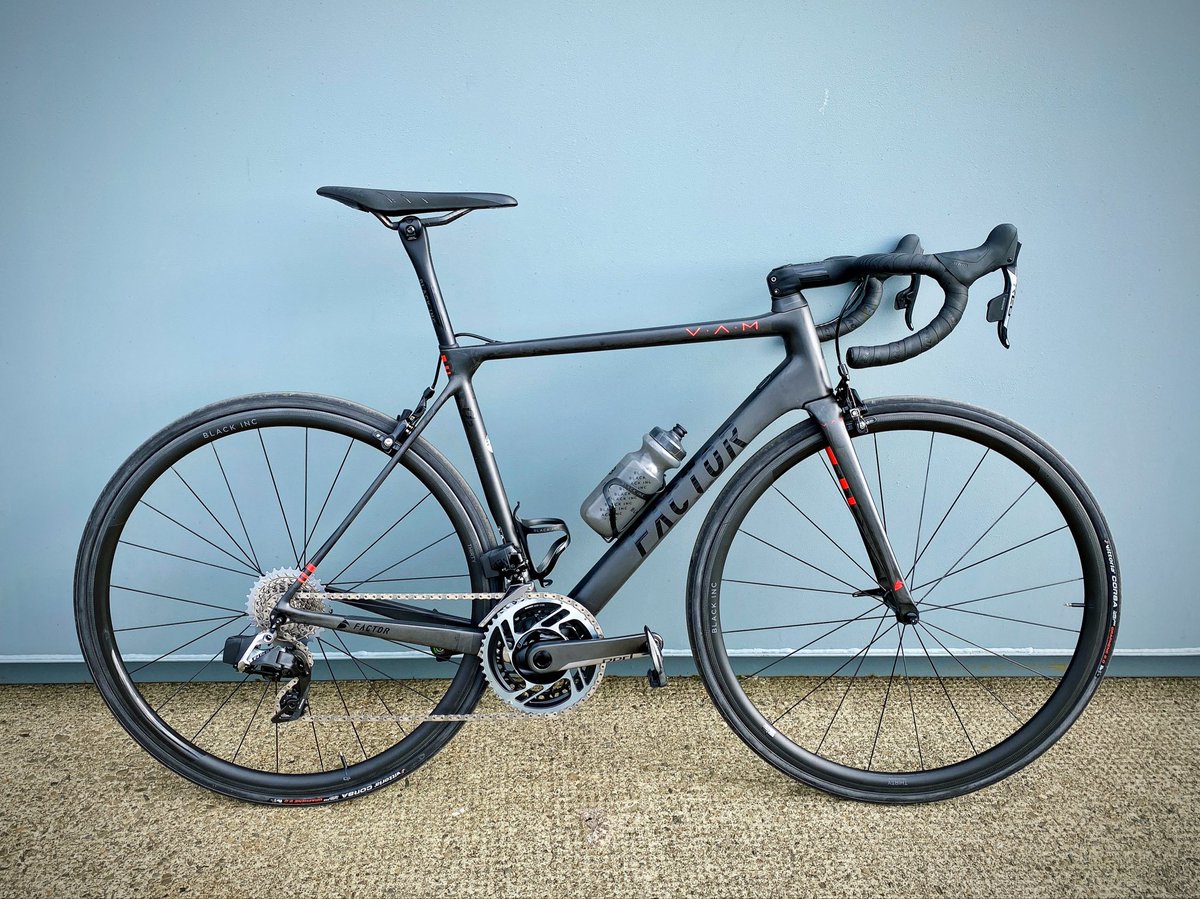 Inspired by my visit to <a href="/FactorBikes/">Factor Bikes</a> at Silverstone this week I might get this out again. 
6.7kg of pure joy, rim brakes rule ✌️