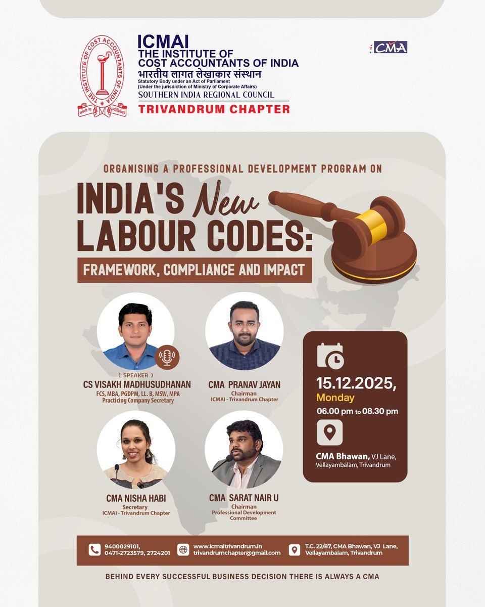 CMA - Trivandrum Chapter tweet media