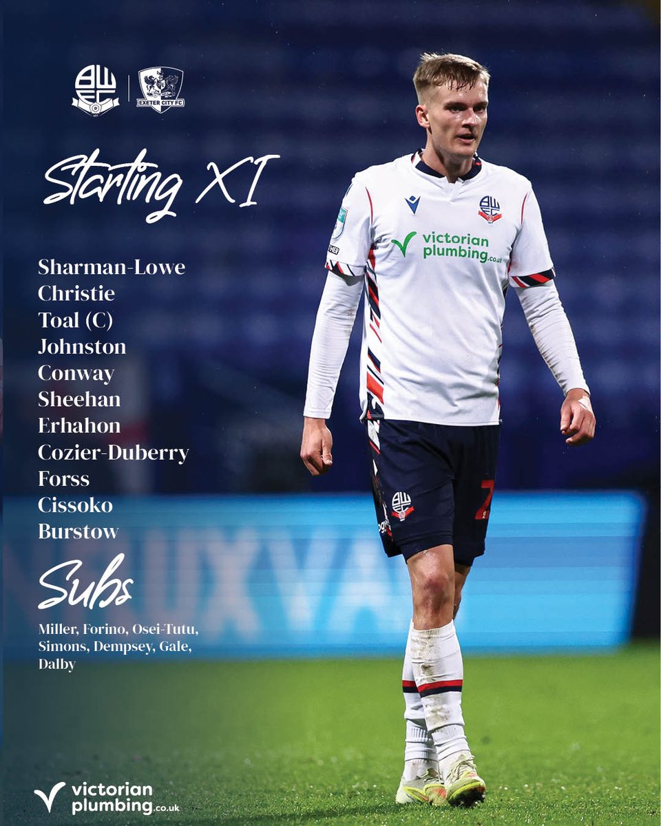 OfficialBWFC's tweet image. 🔢 Here's how we shape up take on Exeter City this afternoon! 

#bwfc