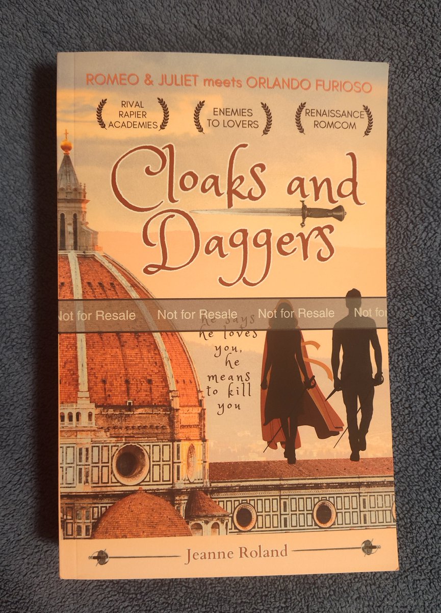 Look what arrived last night! 😍
I can't wait to dive in &amp; check over this proof copy — one step closer! 

🗡️ Cloaks and Daggers 🗡️💞

#ComingSoon #Renaissance #Romance #Adventure #Mystery #HistoricalFiction #rapier #fencing