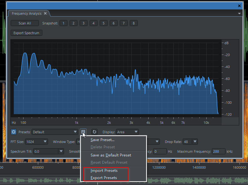 ivosight's tweet photo. Soundop 2.2.2.0 Released

What’s New:

* Added support for auto trim presets.
* Enabled export and import of presets for Finder, Detector, and Frequency Analysis.
* Fixed some bugs.

https://t.co/4EoHDhv6eU https://t.co/47DnVBOqXn