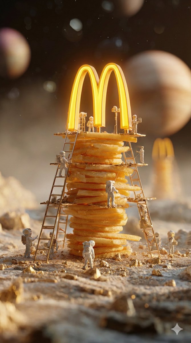 YaseenK7212's tweet image. Ai Animation Pizza on Gemini Nano Banana 3.0

Prompt:

{
  "batch_generation_requests": [
    {
      "brand_theme": "Coca-Cola",
      "concept": "Soda Can Space Rocket Conversion",
      "subject": {
        "main_element": "Horizontal Coca-Cola can",
        "modifications":…