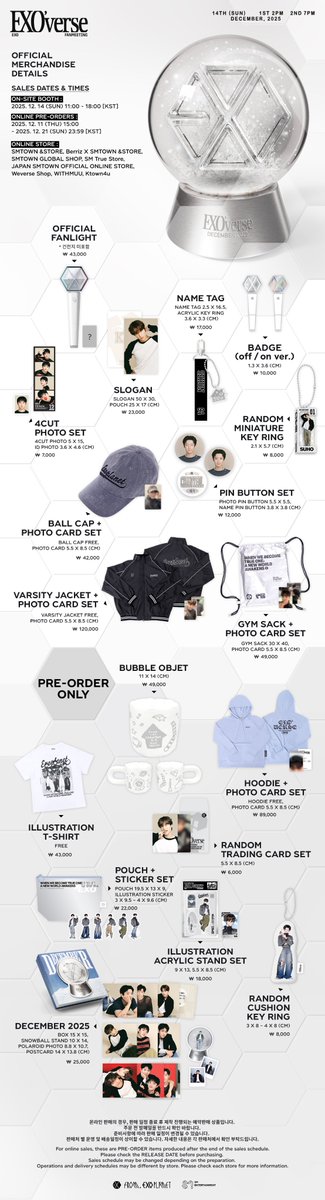 MoreToMineShop's tweet image. #MoreToMineShopGO #WTS #LFB | #EXO
💎EXO EXO'VERSE FANMEETING MD PH GO💎

🔹OFFICIAL MERCH
✨See prices below
🧡Prices are all in +lsf
🔸DOO: until oos
💸DP 50% ; RB: 2 weeks
🚢NORMAL ETA

Order Form: tinyurl.com/ndxzummn
