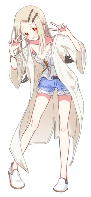 えへ顔ダブルピースの広