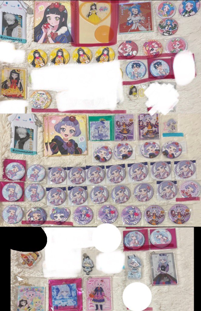 アイプリ 交換 譲渡 缶バッジ アクリルスタンド アクキーまるくじ色紙