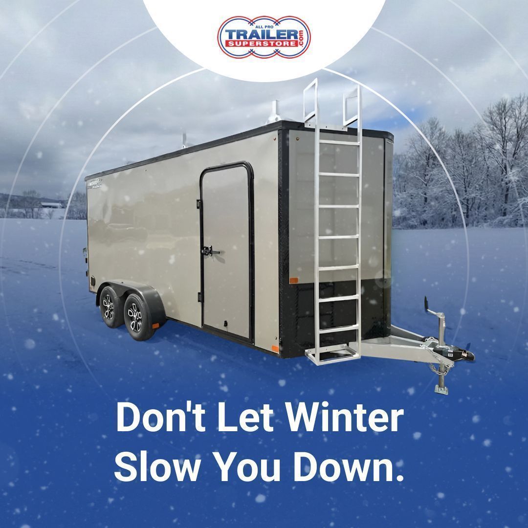 TrailerSStore's tweet image. Don't let #winter #weather slow you down. ❄️ Keep your tools and materials organized and out of the elements this winter with an enclosed #contractor trailer. Check out our selection, and find the trailer fit for you! buff.ly/ZhGqXVy