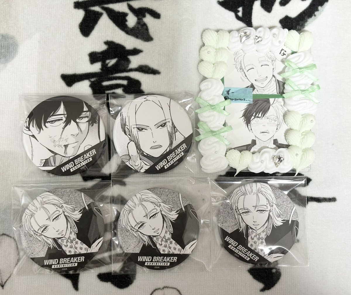 交換】WIND BREAKER WINDBREAKER展 ウィンブレ展 コマ缶バッジ コマ缶