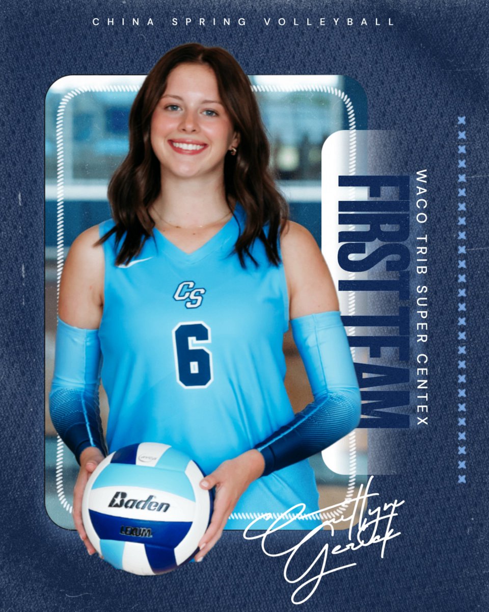 ChinaSpringVB's tweet photo. Congratulations to our Cougs for being named to the @wacotribsports 2025 Super Centex Volleyball Team! #SYSMAU

https://t.co/AsWLqlZh2B https://t.co/rXNuaYeehC