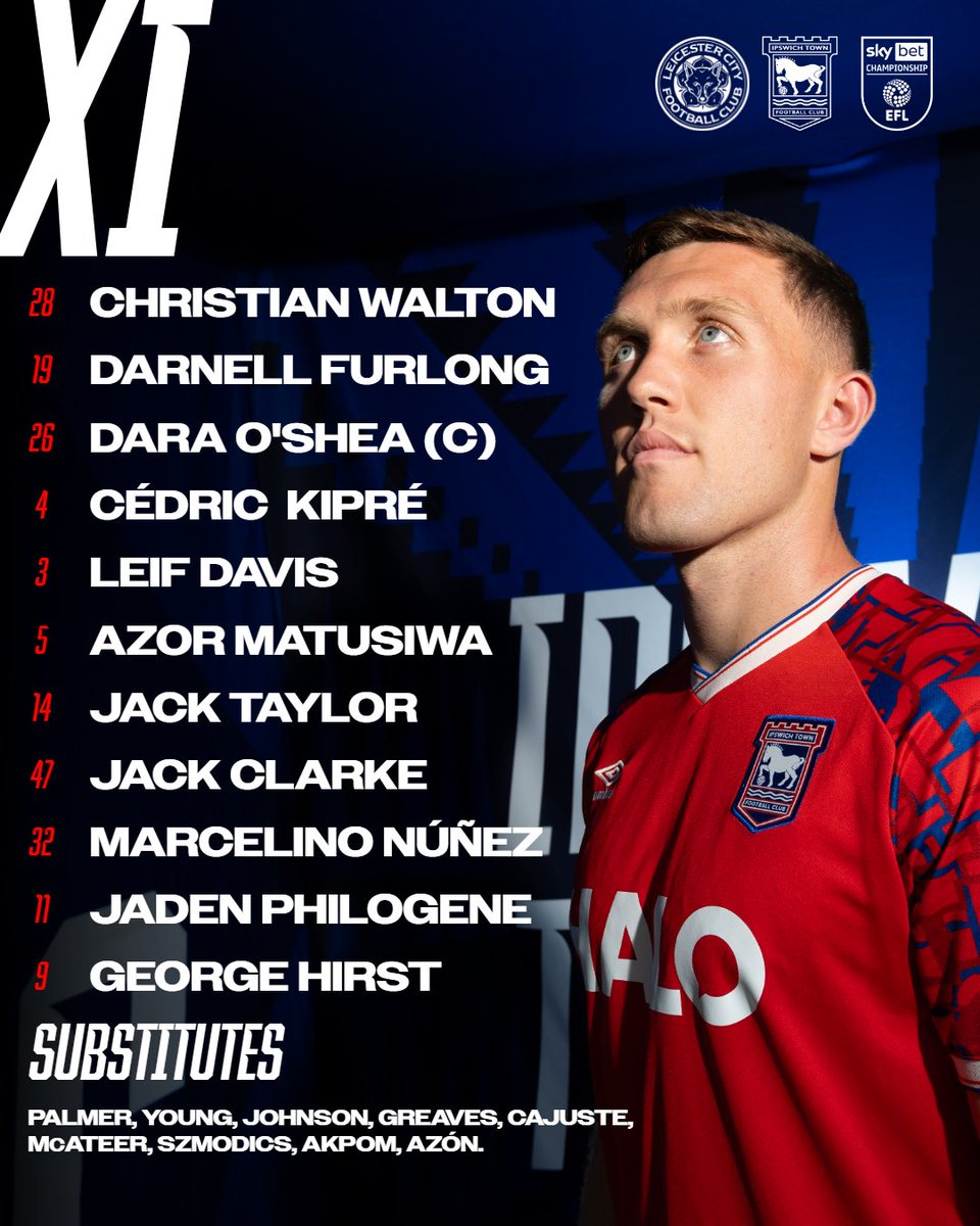 Your Town to take on Leicester. ✊