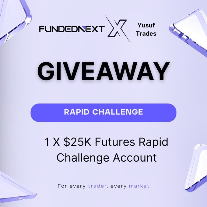 sheryl_scholler's tweet photo. To celebrate this payout, i am giving away 1 x 25k FundedNext Futures Rapid Challenge.

To enter giveaway 

-Follow 
@yusuftrades
 &amp; 
@fnfutures
 
-Join my telegram channel https://t.co/xRZszd9A2f
-Comment what you like most about FundedNext Futures
-Retweet this post https://t.co/wv8PAiXErG
