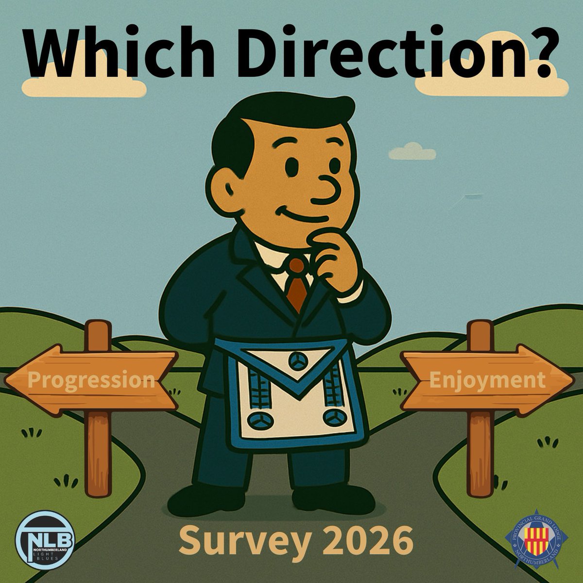 NlandLightBlues's tweet photo. Where should Freemasonry take you?

The 2026 Northumberland Light Blues Member Insight Survey is now live.
Your answers will shape what the Light Blues does next.

No agenda. Just your view.

👉 Take part: https://t.co/gSguxvo6oT https://t.co/05rQe13FM4