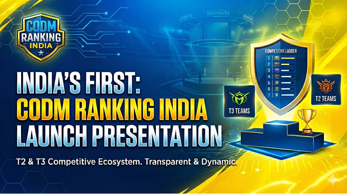 CodmRanking's tweet photo. Introducing a detailed overview of the CODM ranking system.
Watch the full introduction here:
https://t.co/4UogO89SfW https://t.co/qvEqBBXziC