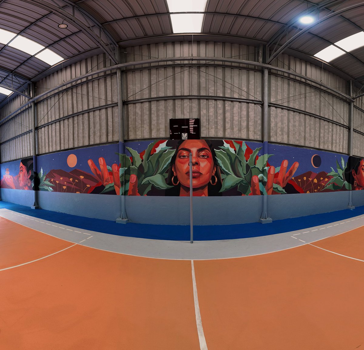 Ya quedó el mural 🥹✨