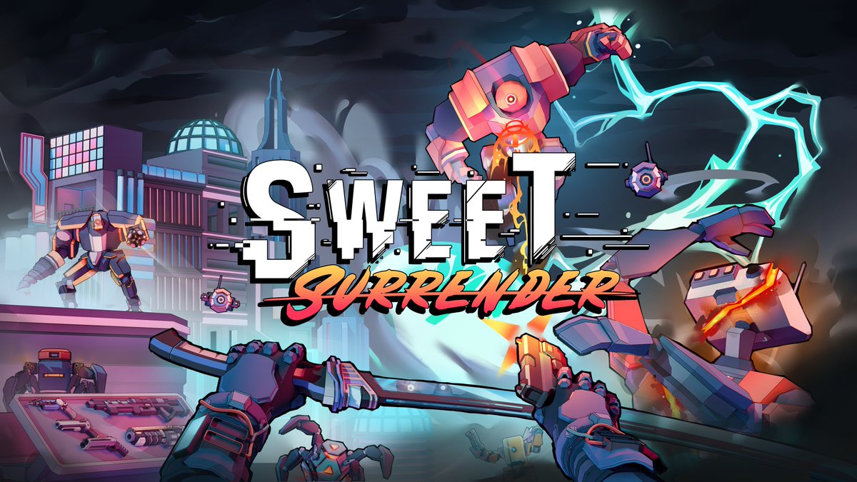 Sweet Surrender Patch 1 is out NOW on PSVR2.

Adds capacitive touch grip support, improved control and hand offset options, cleaner UI, plus fixes to progression, enemies, grappling hook edge cases, and audio.