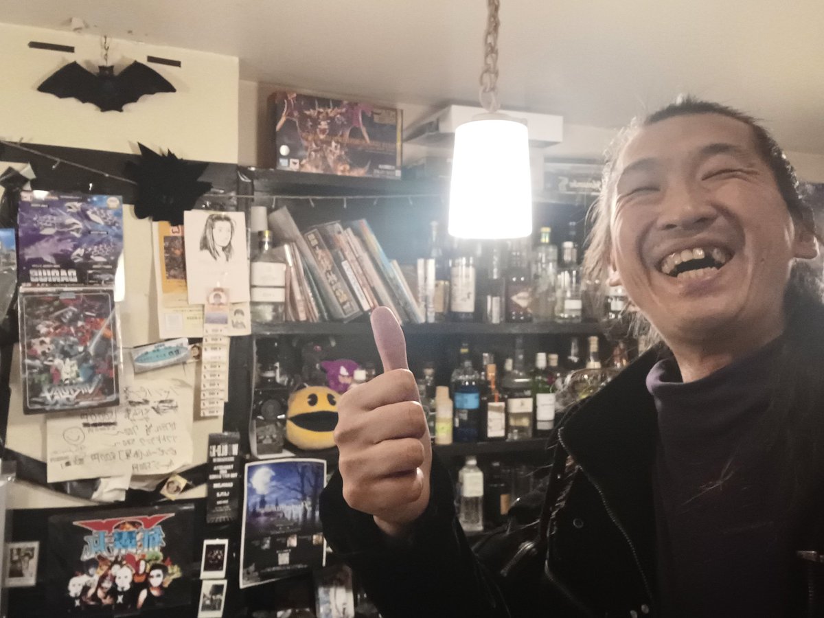 おが到着しましたァ〜〜〜 今日も朝までよろしくお願いします👍