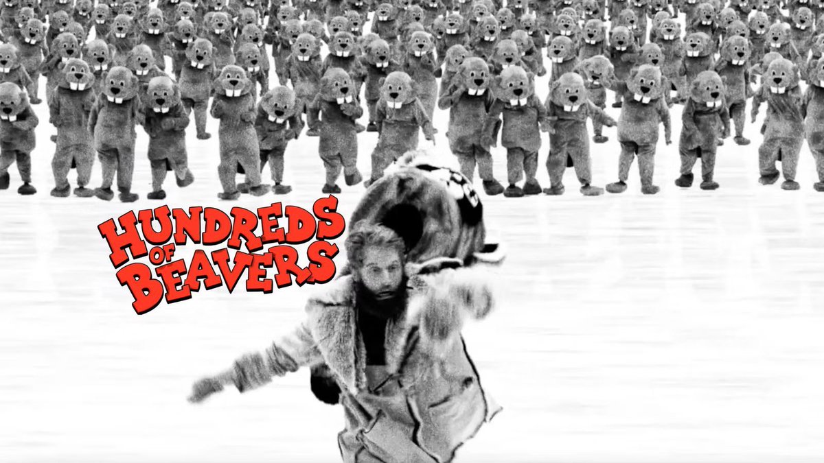 ArlingtonBaths's tweet photo. Join us next Saturday for our Last film of 2025,  Hundreds of Beavers is a hilariously anarchic slapstick comedy! Sat. 20 Dec. 6pm Tickets £5 All Welcome https://t.co/L51ZEe8oVA #film #glasgow #comedy https://t.co/jHyiscmSlY