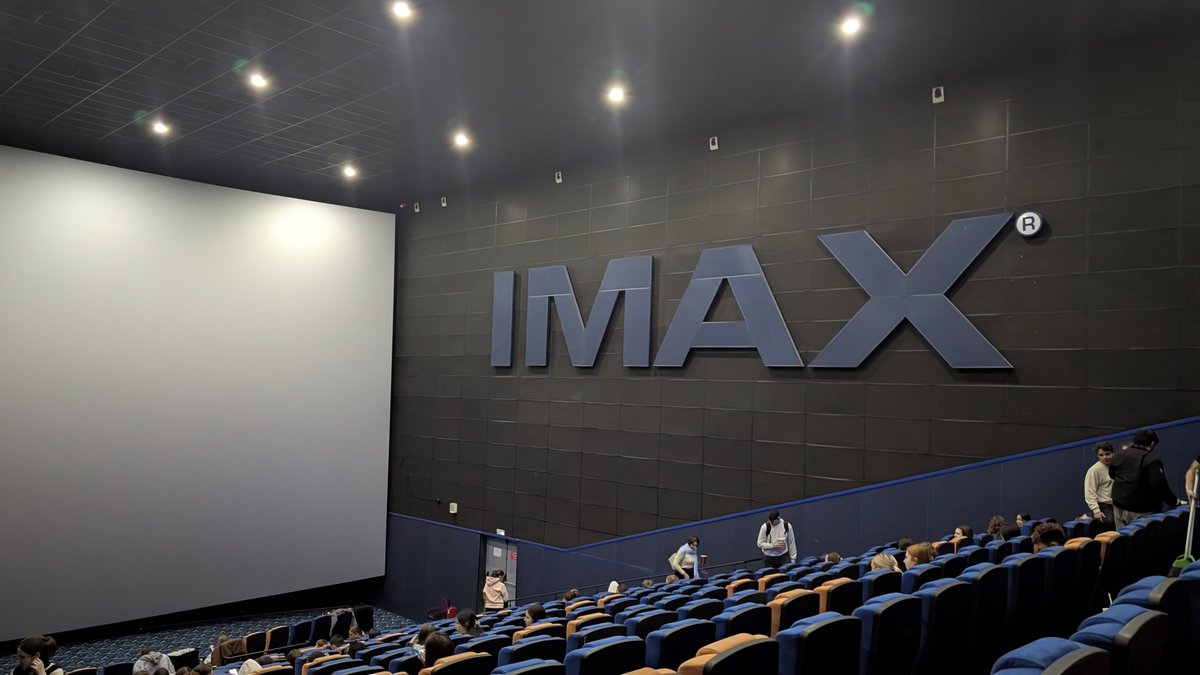 Впервые в жизни в зале IMAX. 👀
