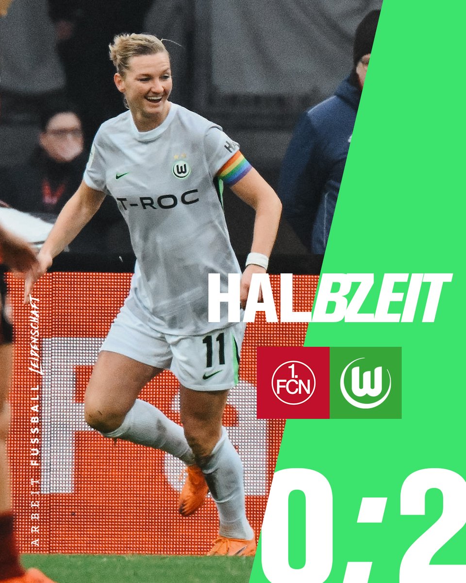 VfL_Frauen's tweet photo. 45+5' Halbzeit in Nürnberg. Wir führen mit 2:0!
#FCNWOB 0:2 https://t.co/YVs6Me48vW
