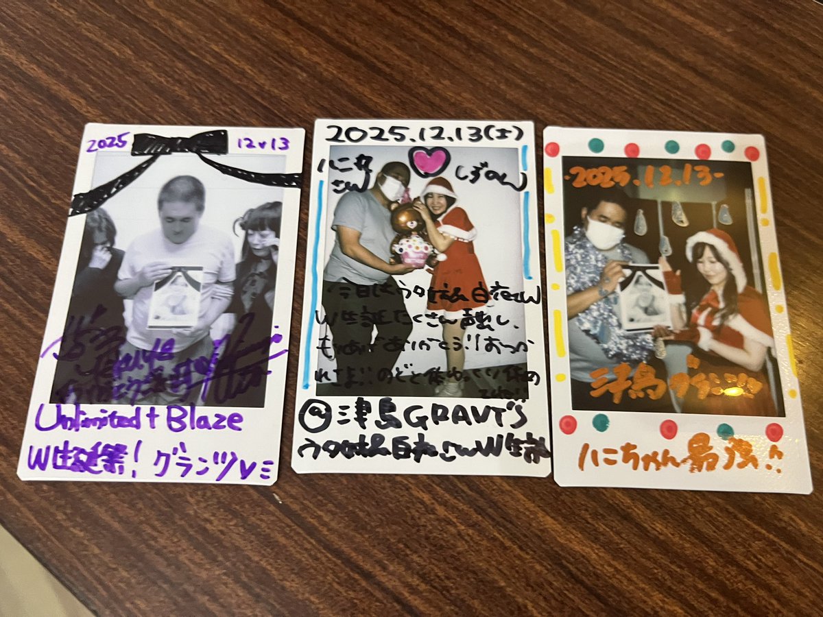 本日のチェキ Unlimited ✝︎ Blaze(如月ウタ×白夜) ふにこ. しずのん