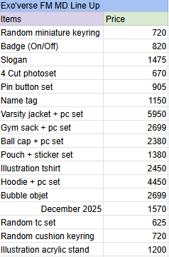 MoreToMineShop's tweet image. #MoreToMineShopGO #WTS #LFB | #EXO
💎EXO EXO'VERSE FANMEETING MD PH GO💎

🔹OFFICIAL MERCH
✨See prices below
🧡Prices are all in +lsf
🔸DOO: until oos
💸DP 50% ; RB: 2 weeks
🚢NORMAL ETA

Order Form: tinyurl.com/ndxzummn