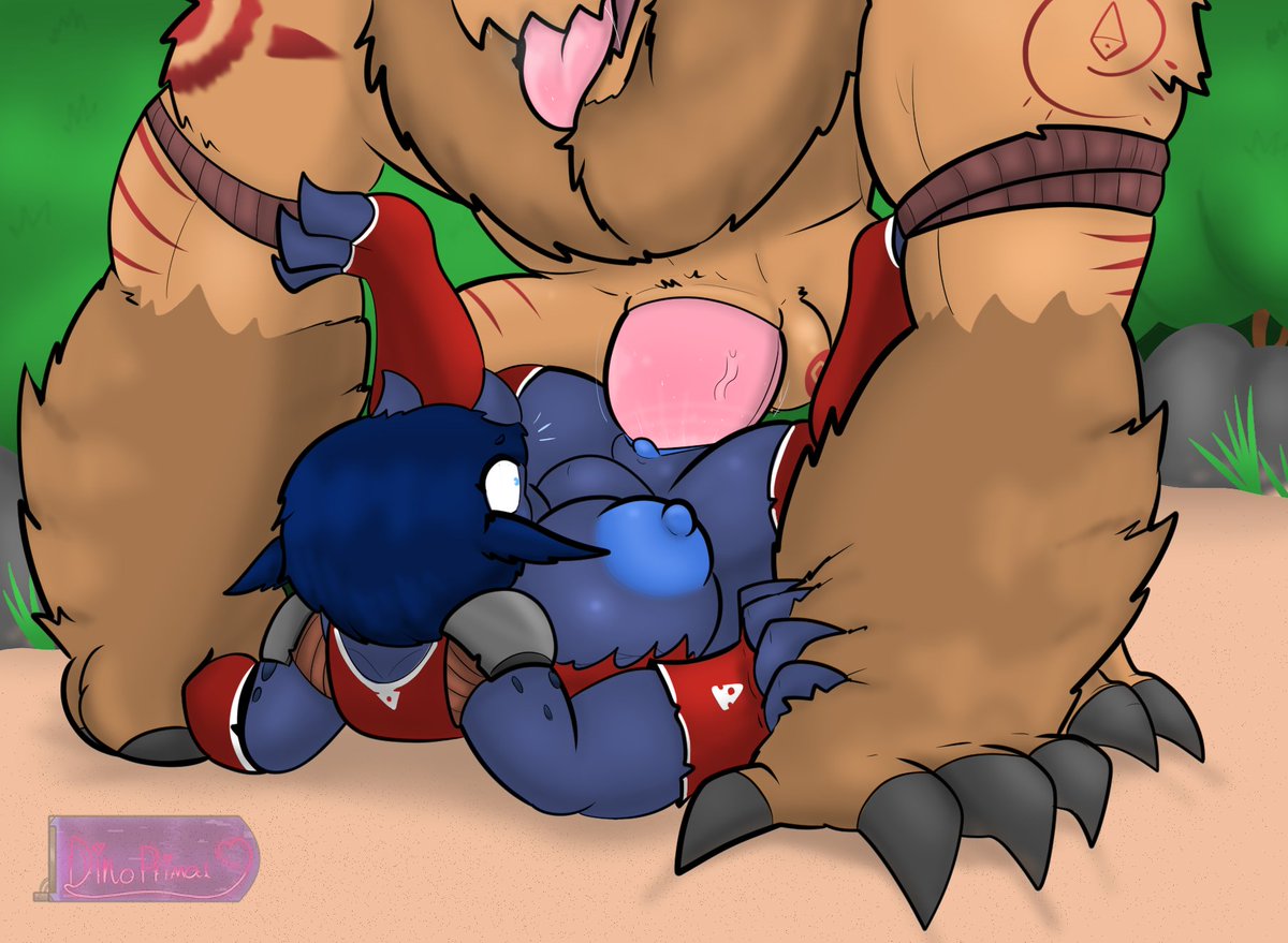 DinoPrimal's tweet photo. Caught at the wrong time.

Was fun to cook these up finally after bit of a art block jam from busy Bday.
Featuring Nua who belongs to good buddy  of mine @Kitteh2582 
Hope yall enjoy! https://t.co/byXnc7QclL
